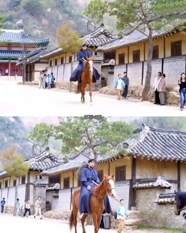 سکانس روز | عکس «یوم جانگ» در حال اسب سواری در پشت صحنه سریال امپراتور دریا songilgook 1729955467 3487441689743226724 31985159016 11zon 1