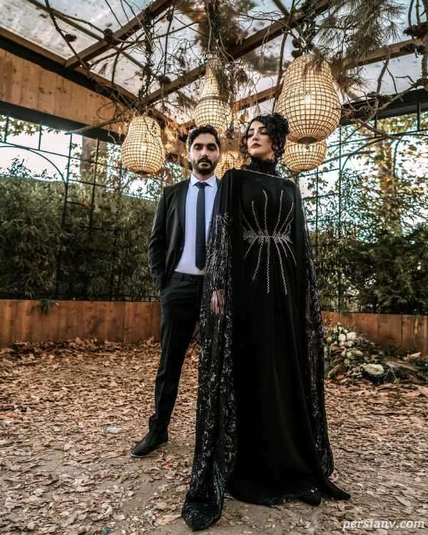 تصویر روز | سیما خضر آبادی در کنار همسرش استایل سیما خضرآبادی