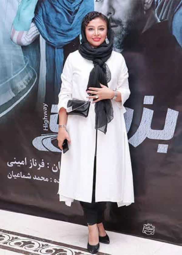 تیپ سفید مه لقا باقری