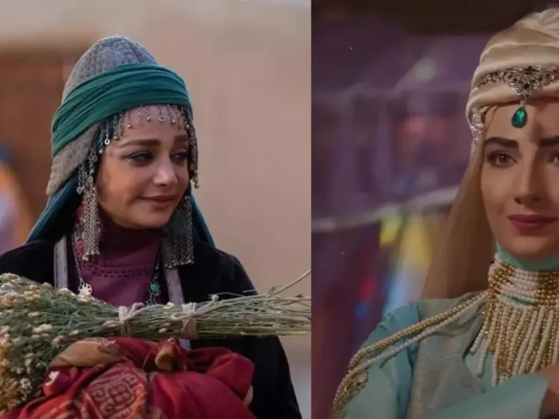 چهره متفاوت آزاده مویدی‌‌فر بازیگر نقش سوده سریال مستوران قبل و بعد از گریم