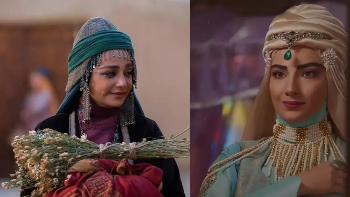 چهره متفاوت آزاده مویدی‌‌فر بازیگر نقش سوده سریال مستوران قبل و بعد از گریم