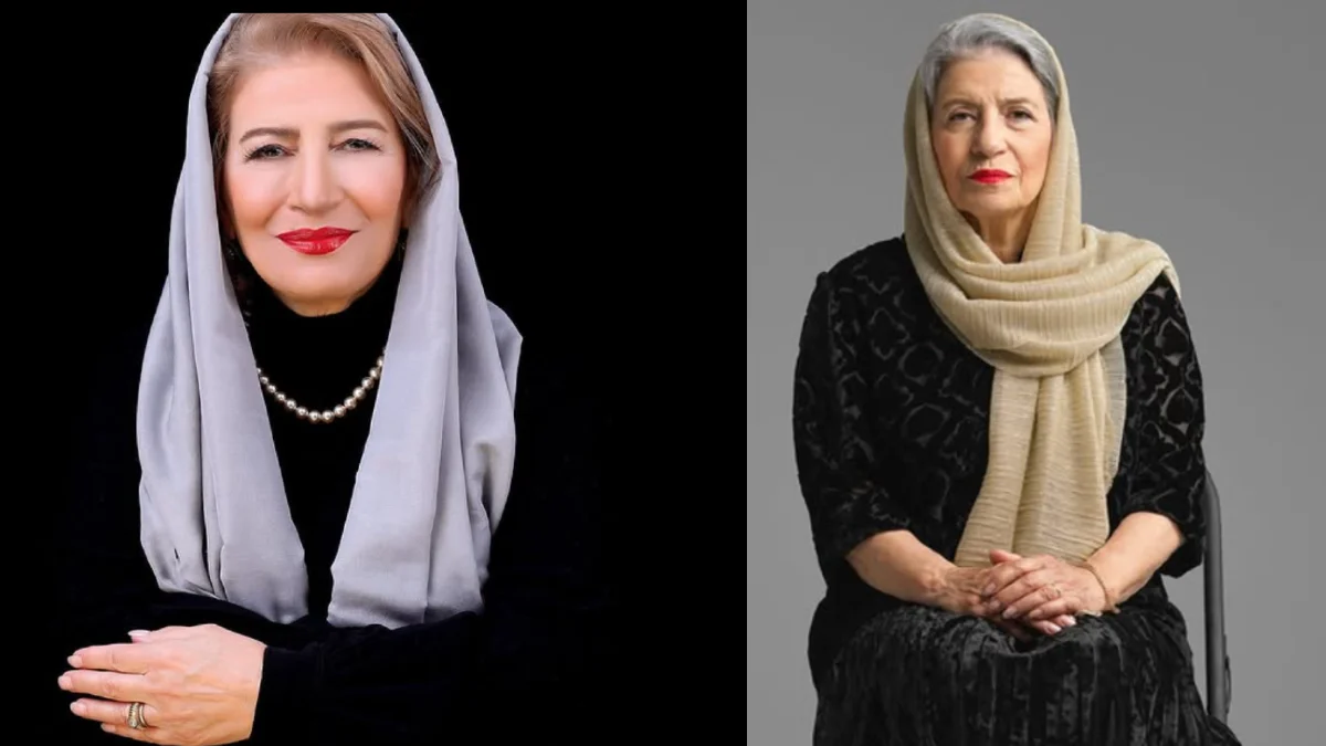 عکس جذاب احترام برومند و دخترش لیلی رشیدی با آرایشی دلنشین