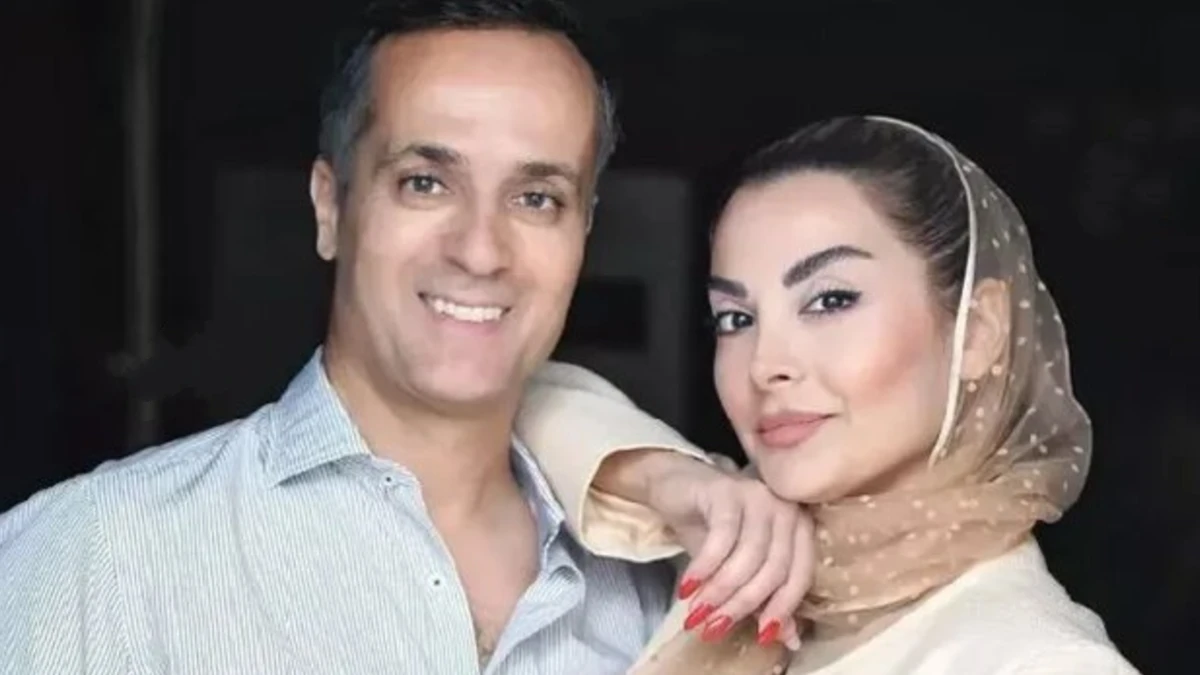 بوسه احمد مهران‌فر صورت پسر کوچولویش