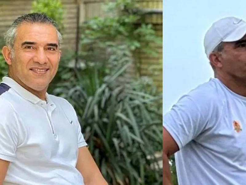 عکس زیبا احمدرضا عابدزاده در کنار عارف