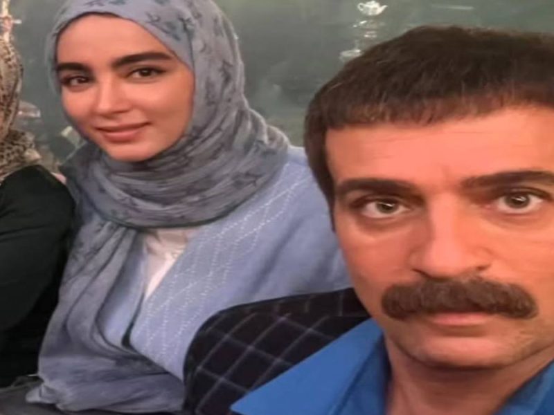 چهره جنجالی ارسطو و همسر جدیدش در پشت صحنه پایتخت