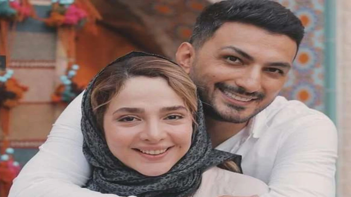المیرا دهقانی در یک مراسم خاص کنار همسرش