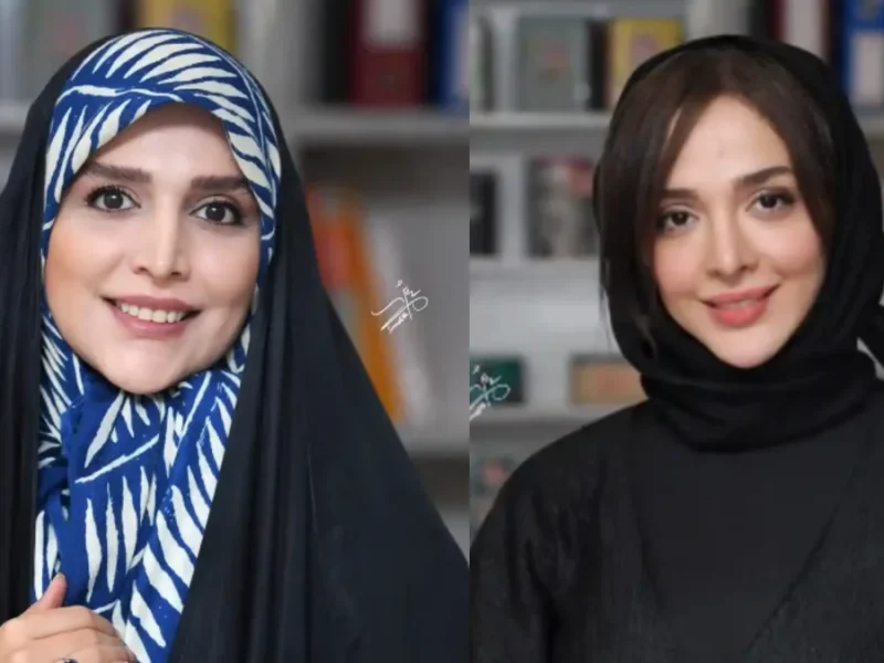 چهره پربیننده «المیرا دهقانی و مژده لواسانی» در یک جشن امضاء