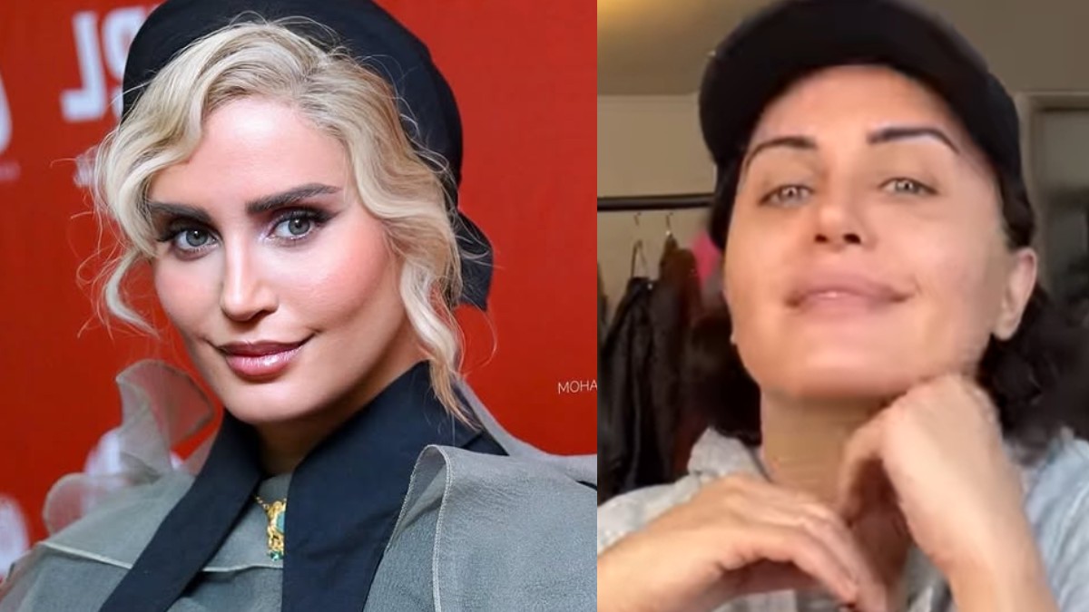 الناز شاکردوست با هودی صورتی و جذابش