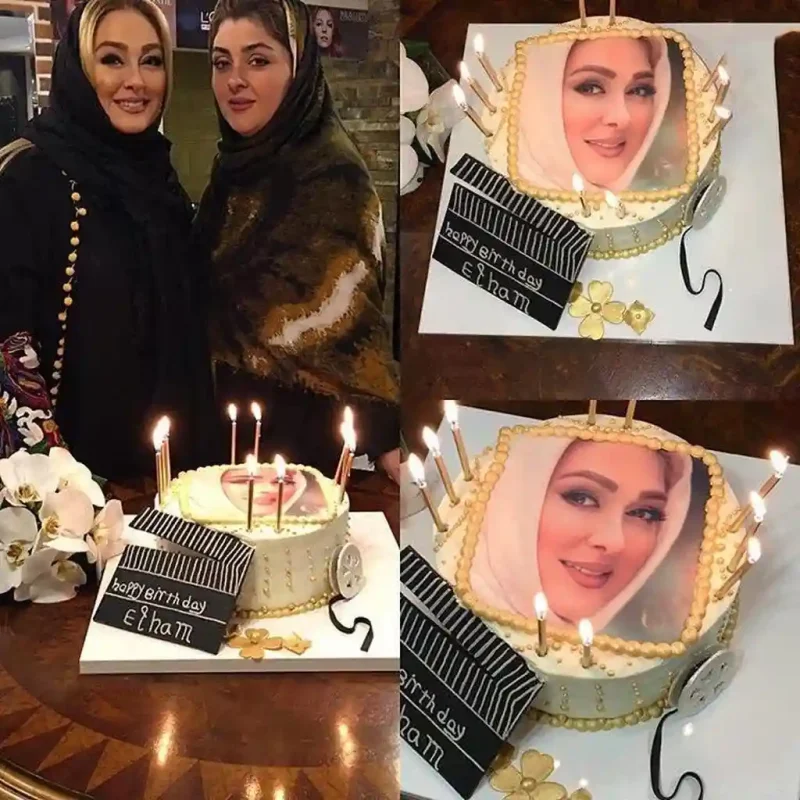 خبر روز | الهام حمیدی در جشن تولد 39 سالگی اش؛ سال 95 3 الهام 16