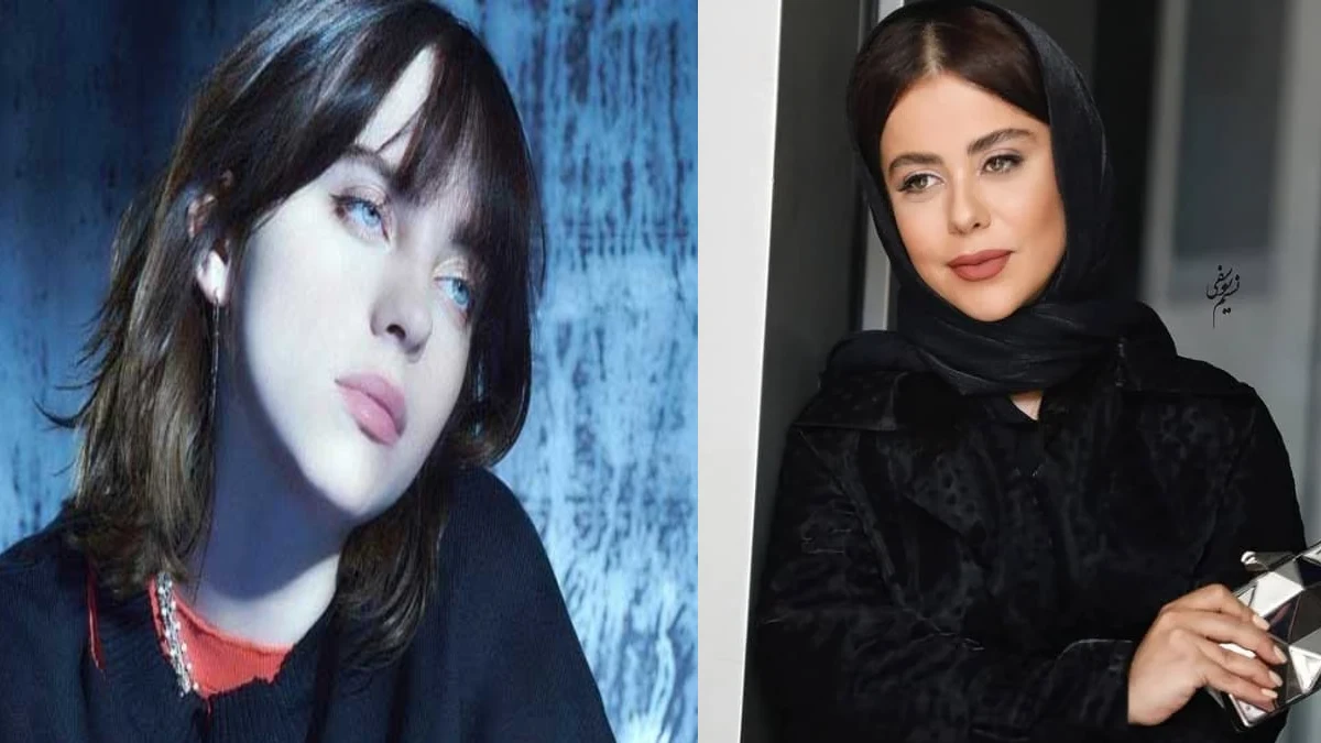 عکس جدید الهام اخوان با شباهت جالب به بیلی ایلیش