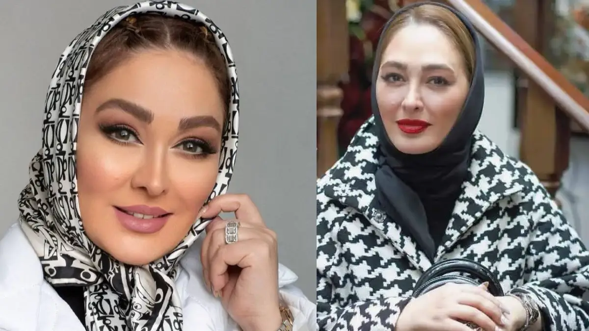 عکس جدید «الهام حمیدی» و همسرش با چهره ای متفاوت