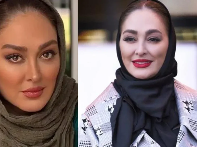 چهره ای متفاوت الهام حمیدی و همسرش