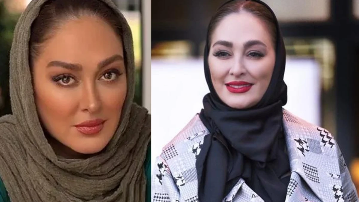 چهره ای متفاوت الهام حمیدی و همسرش