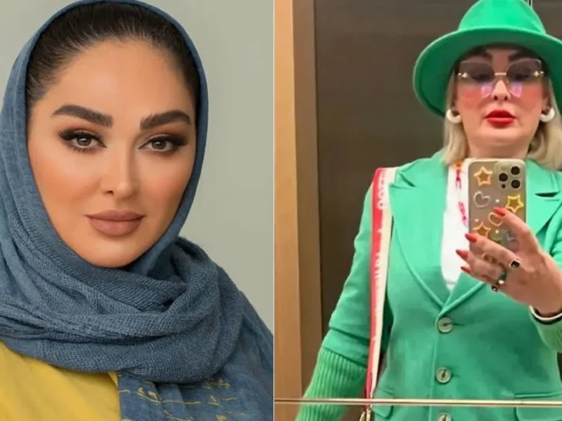 الهام حمیدی و همسرش با چهره ای متفاوت + عکس جدید