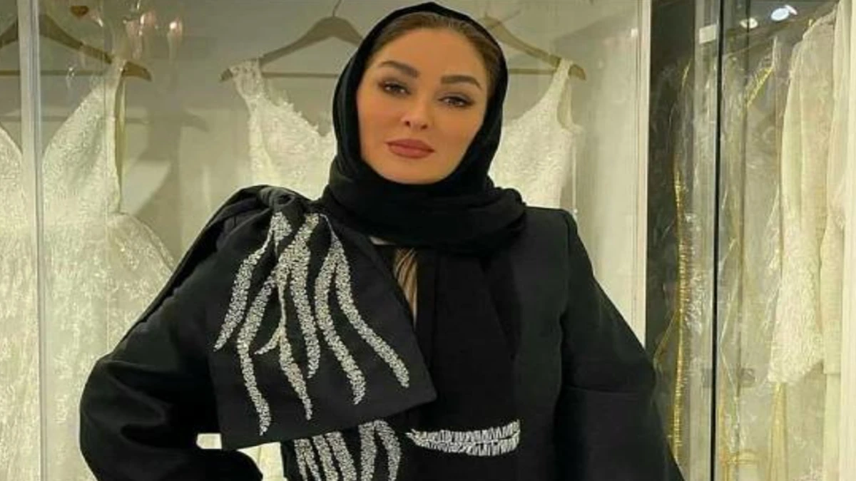 تیپ سفید و جذاب الهام حمیدی با تغییر رنگ موهایش