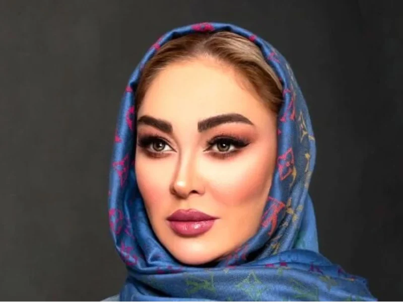 استایل متفاوت الهام حمیدی با کت و شلوار و کلاه
