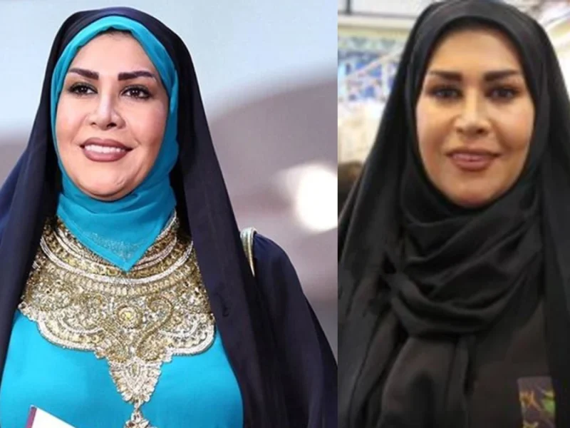 الهام صفوی زاده مجری سابق به خانه بر می گردیم به همراه مادر و دخترش