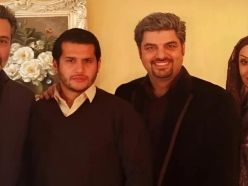 الهام چرخنده با لباس عروس زیور سریال آوای باران در ۱۸ سالگی