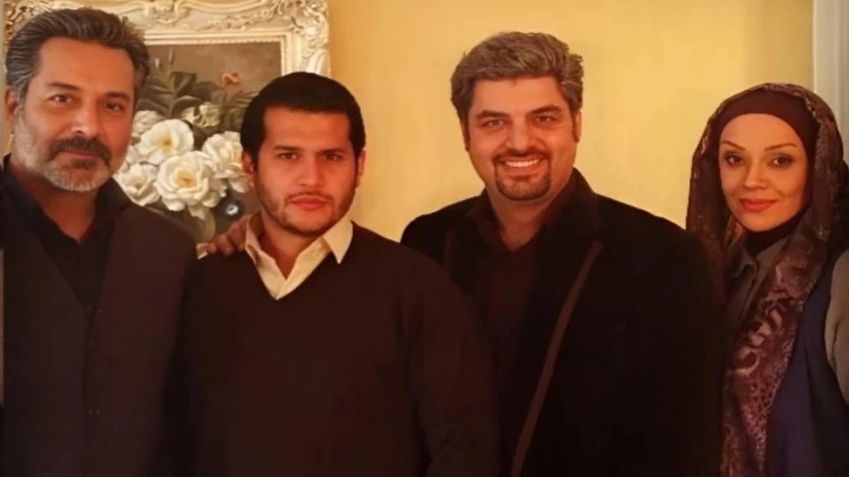 الهام چرخنده با لباس عروس زیور سریال آوای باران در ۱۸ سالگی