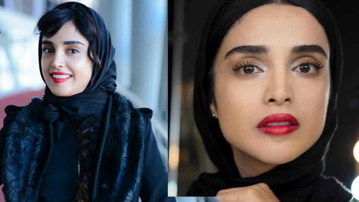 عکسی دیدنی از الهه حصاری با گل های زیبا در طبیعت
