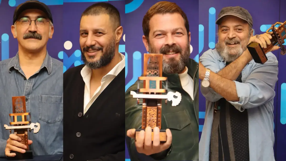 عکس هنرمندان در رويداد ملى جايزه امير ساعاتى پيش در تالار وحدت عکس هنرمندان در رويداد ملى جايزه امير ساعاتى پيش در تالار وحدت