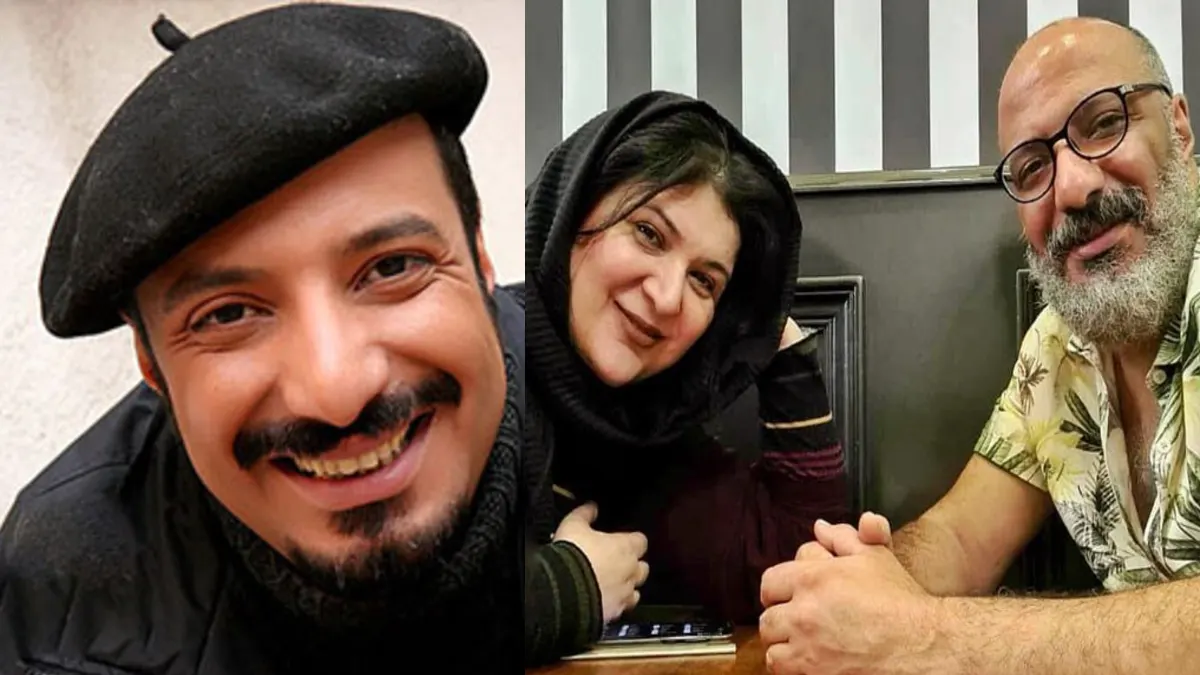سلفی امیر جعفری با پسرش آیین در یونان