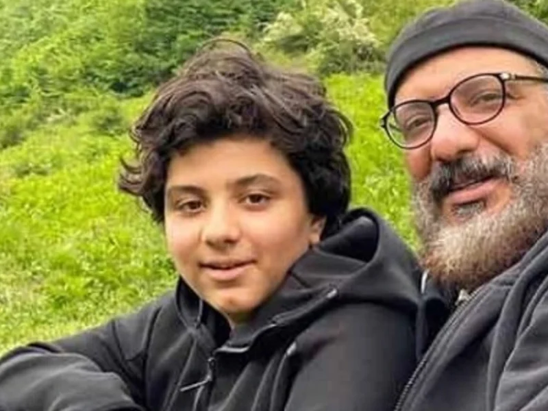 پسر آقای بازیگر در کنار خواننده مشهور؛ تغییر چهره پسر امیر جعفری