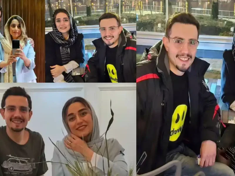 عاشقانه امیر کاظمی و همسرش بازیگر نقش  رامتین سریال لمندگان