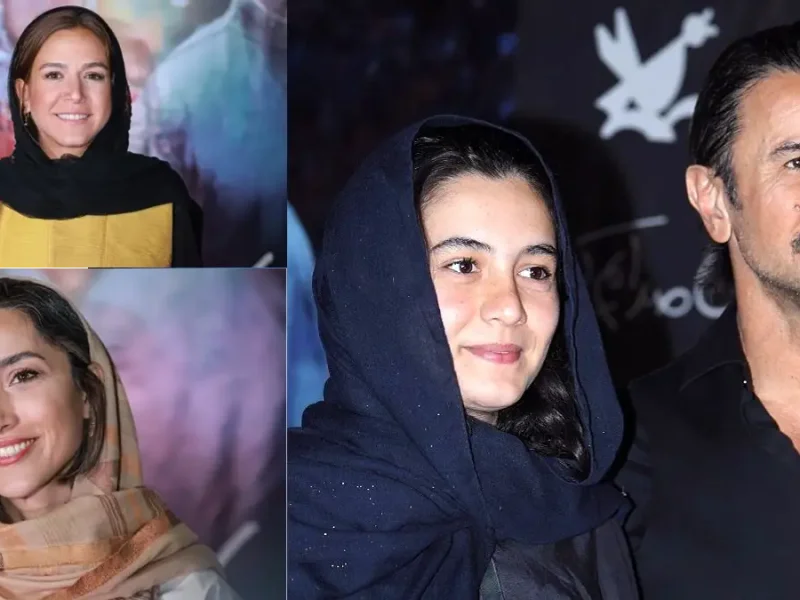 امین حیایی و هنرمندان در اکران خصوصی فیلم زیبا صدایم کن