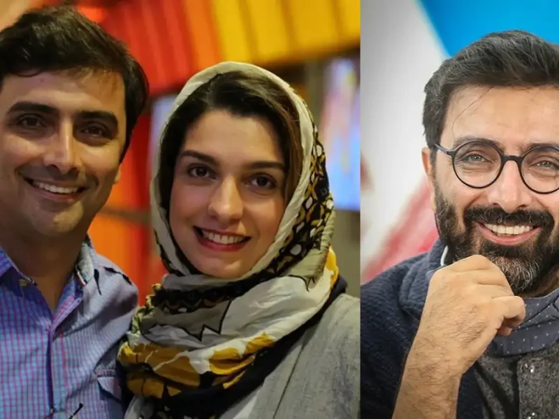 تصویر روز | ترسیدن امین زندگانی از بغل کردن خانم هوادار  ترسیدن امین زندگانی از بغل کردن خانم هوادار