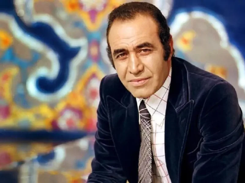 عکس ایرج در کنار فردین با تیپ متفاوت دهه 50