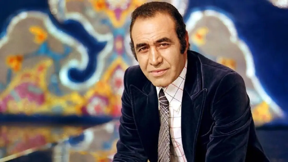 عکس ایرج در کنار فردین با تیپ متفاوت دهه 50