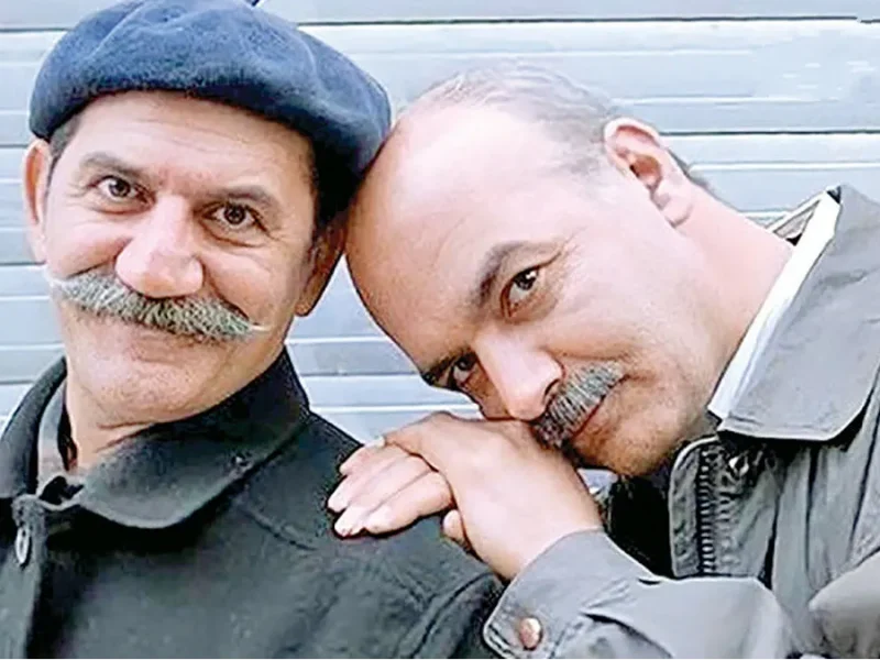 عکس جوانی ایرج طهماسب و حمید جبلی
