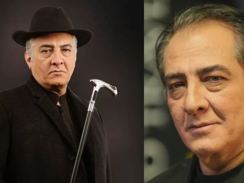 رونمایی «ایرج نوذری» از دختراش در اکران فیلم پدر