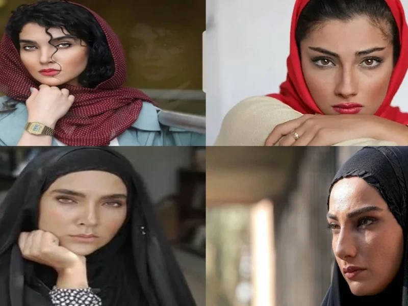 چهره جذاب بازیگر نجلا محیا دهقانی و سارا رسول زاده