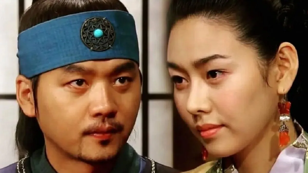 عکس «یونگ پو، بانو سولان و محافظ اش» در پشت صحنه سریال جومونگ