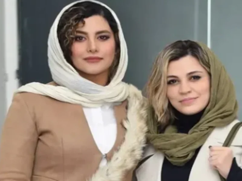 چهره دیدنی و دوستانه بهار قاسمی و شیدا خلیق همسرش کیوان ساکت اف