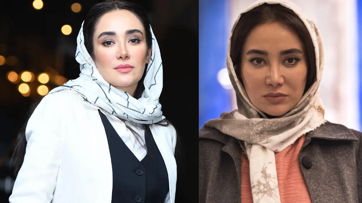 بهاره افشاری با لبخندی زیبا