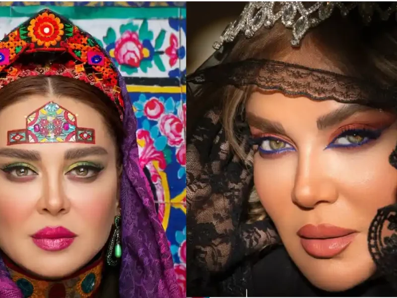 عکس استایل خاص بهاره رهنما با تم سبز رنگ