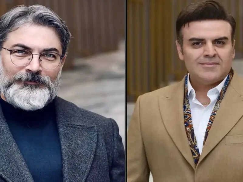 استایل جذاب و دیدنی «بهرنگ علوی و پارسا پیروزفر» با ست کرم