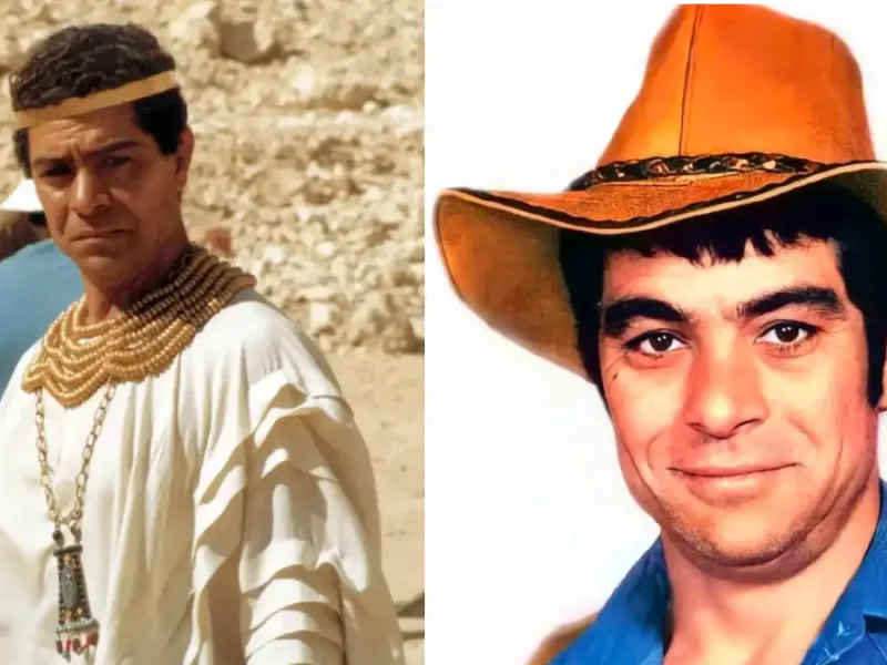 پشت صحنه فیلم کاروان ها با «بهروز وثوقی و آنتونی کوئین» در سال 56