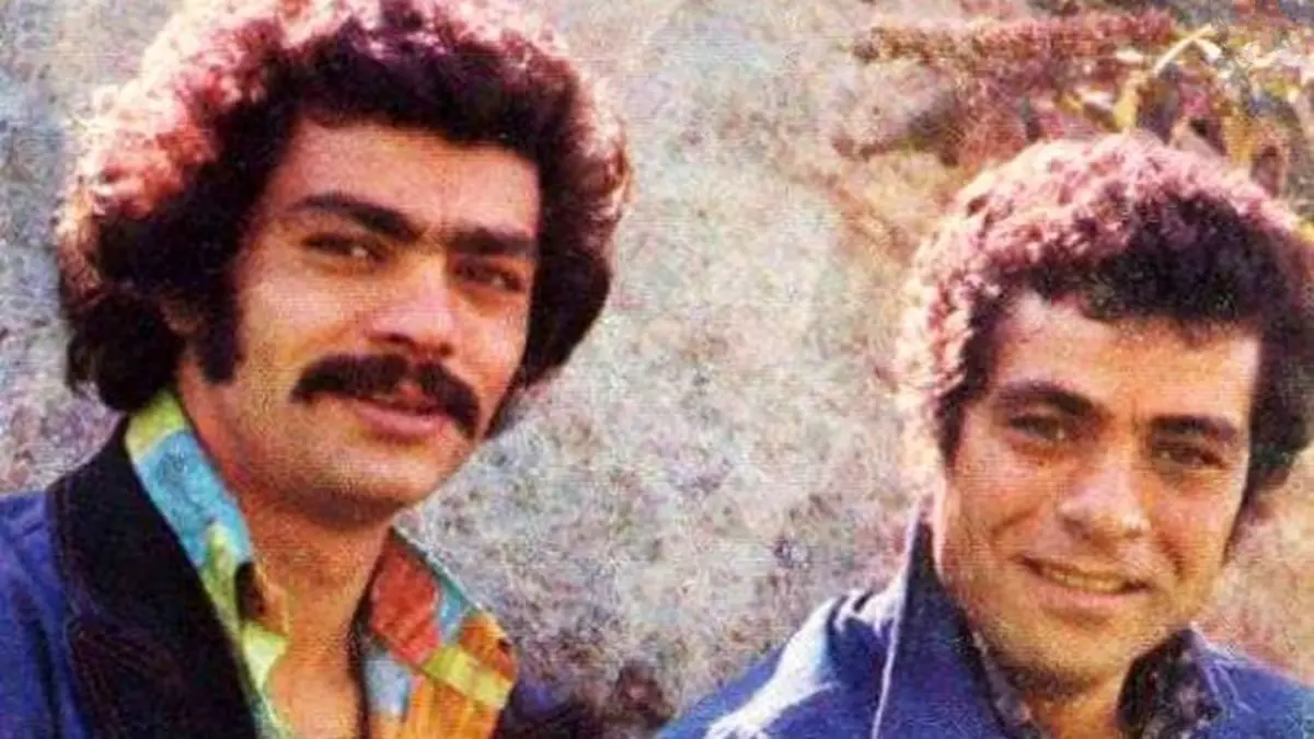 «بهروز وثوقی و برادرش چنگیز وثوقی» در سال 54