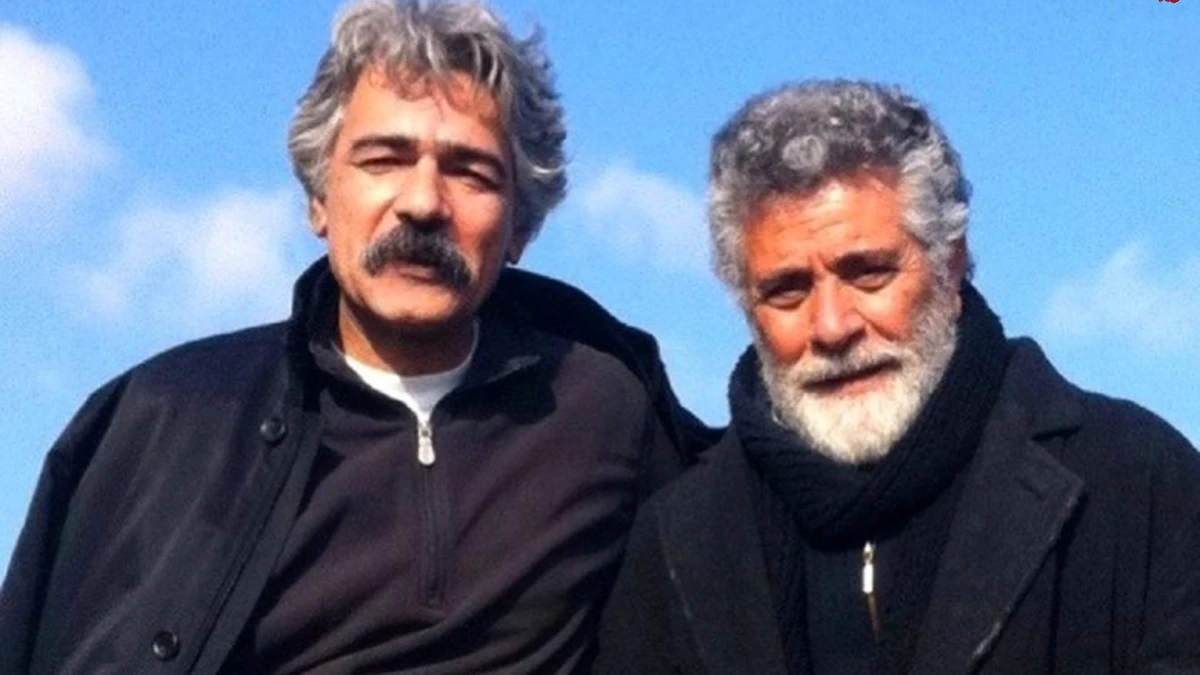 بهروز وثوقی و آذر شیوا در نمایی از فیلم هنگامه