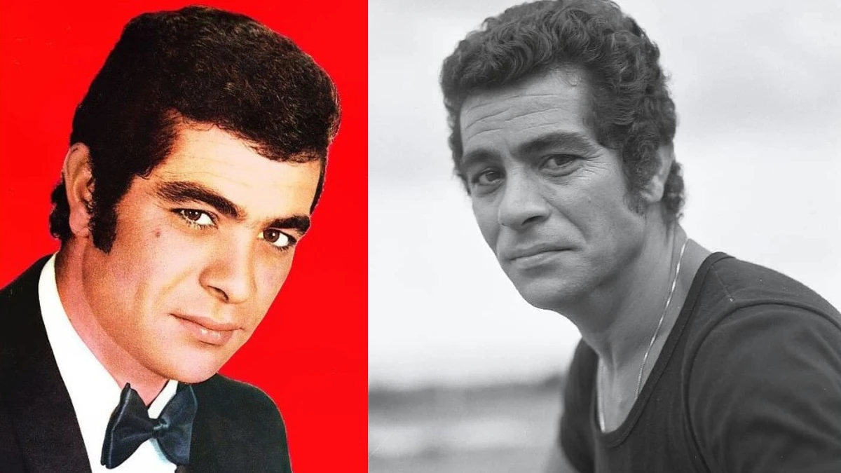 بهروز وثوقی و شاپور قریب در پشت صحنه فیلم ممل آمریکایی