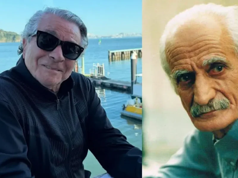 عکس قهوه خانه‌ای کیومرث ملک‌مطیعی و بهروز وثوقی در سال 57