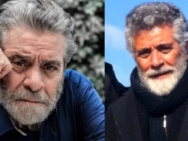 بهروز وثوقی و آذر شیوا در نمایی از فیلم هنگامه