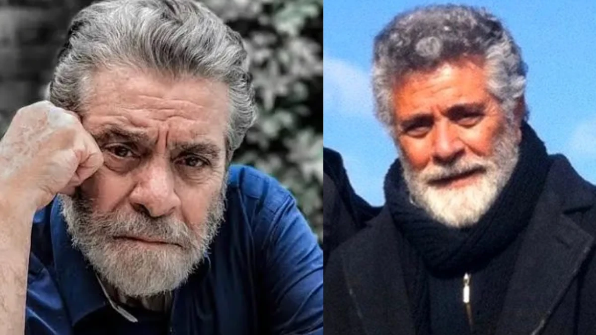 بهروز وثوقی و آذر شیوا در نمایی از فیلم هنگامه