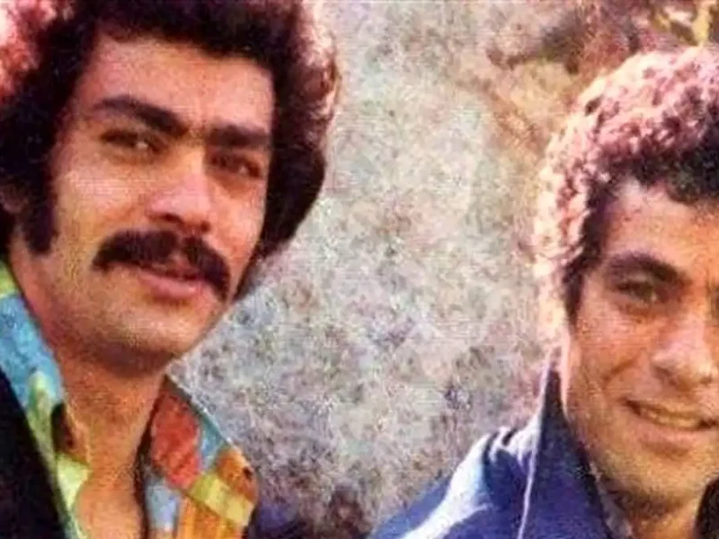 بهروز وثوقی و برادرش چنگیز اواخر دهه 40