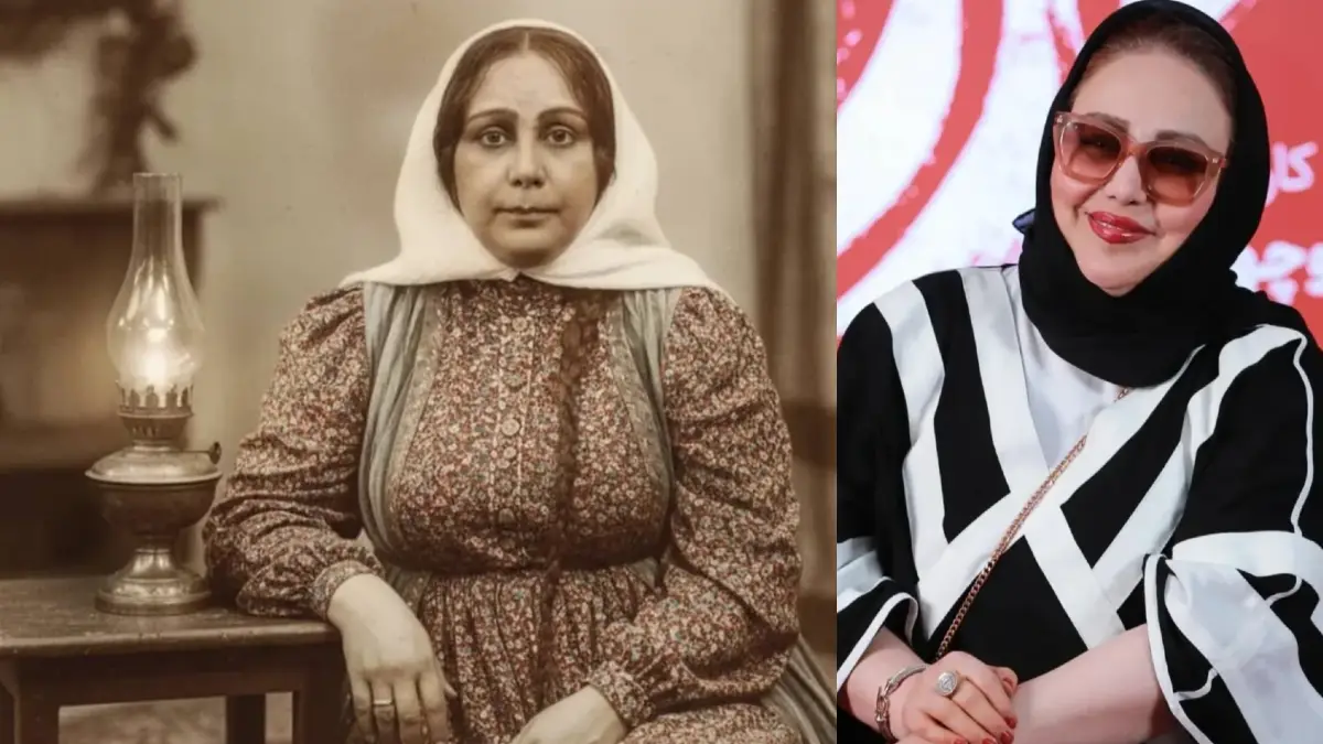 عکس؛ بهنوش بختیاری با گریم متفاوت در نقش دده خانم در سریال بامداد خمار