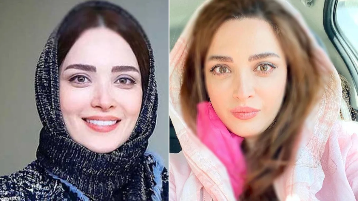چهره جذاب بهنوش طباطبایی خانم بازیگر همیشه خوشتیپ در آسانسور